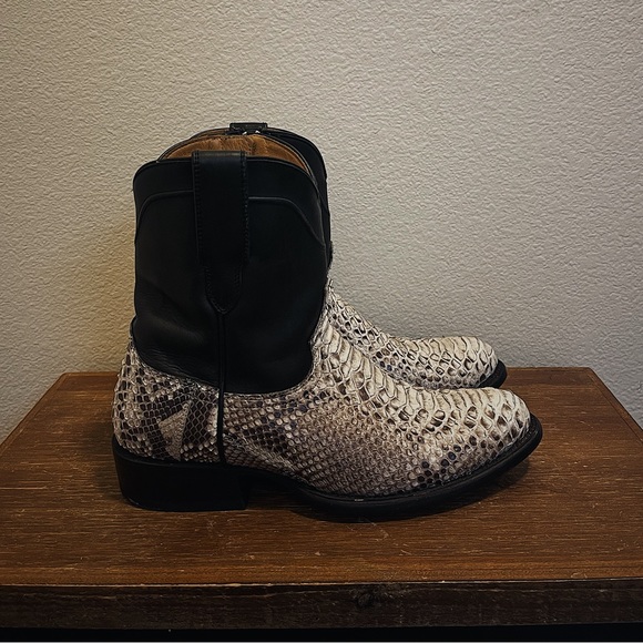 Men’s Python Western Zip Boots - Picture 2 of 5